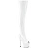 Pleaser - ADORE3011HWR Cuissardes à plateforme - Blanc Product image